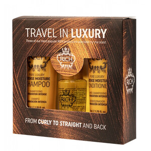 Rich Travel In Luxury Kit con champú+acondicionador+elixir