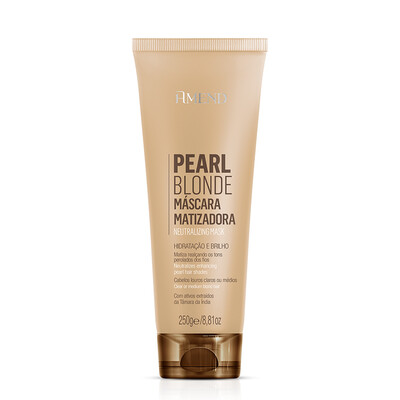 Amend Pearl Blonde Toning Mask for Medium and Light Blond Hair