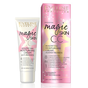Eveline Magic Skin CC Moisturising Cream Anti-Redness 8 In 1 