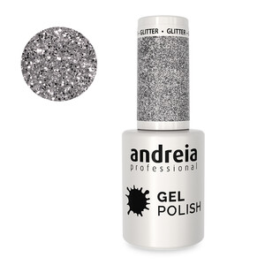Andreia Gel Polish 277 Silver Glitter