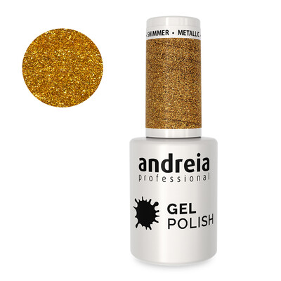 Andreia Gel Polish 281 Gold Glitter