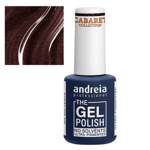 Andreia The Gel Polish CC3 esmalte de uñas en gel Negro con brillo