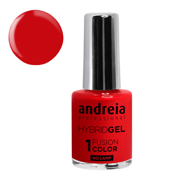 Andreia Hybrid Gel H89 esmalte de uñas Rojo Atrevido