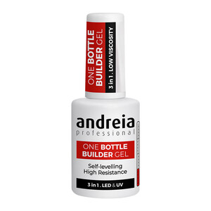 Andreia One Bottle Builder Gel 3 in 1 Soft White Gel de construcción