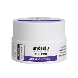 Andreia Builder Acrylic Powder Soft White Polvo acrílico Blanco suave