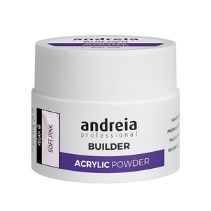 Andreia Builder Acrylic Powder Soft Pink Polvo acrílico Rosa suave