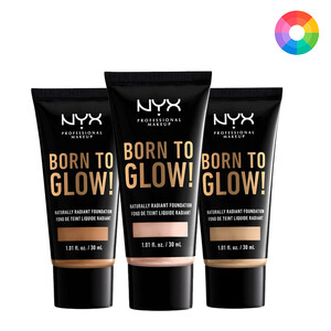 Nyx Pro Makeup Born to Glow Base de maquillaje líquida iluminadora
