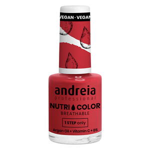 Andreia Nutricolor NC37 esmalte de uñas Rojo Anaranjado vivo