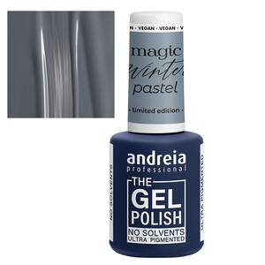 ANDREIA THE GEL POLISH MAGIC WINTER PASTEL COLLECTION MG4 BLUE GRAY