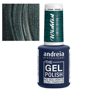 Andreia The Gel Polish Colección Wishlist WL3 Shimmer verde esmeralda