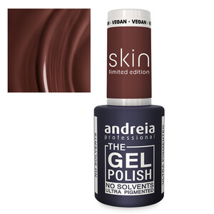 Andreia The Gel Polish Skin esmalte en gel SK5 Cacao nude castaño rojizo