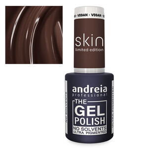 Andreia The Gel Polish Skin esmalte gel SK6 Espresso nude castaño oscuro