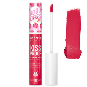 ANDREIA KISSPROOF LIQUID LIPSTICK COLLECTION GOOD VIBES 14 LOVELY CHERRY PI