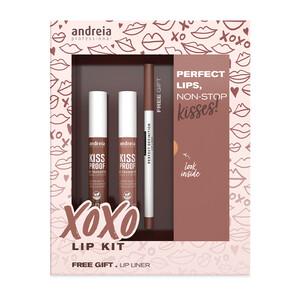 Andreia Coffret Makeup XOXO Kit de labios