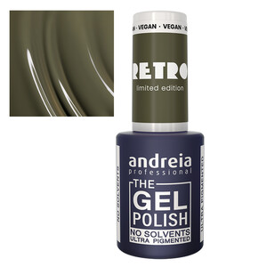 ANDREIA THE GEL POLISH RETRO RT4 COLLECTION OLIVE GREEN