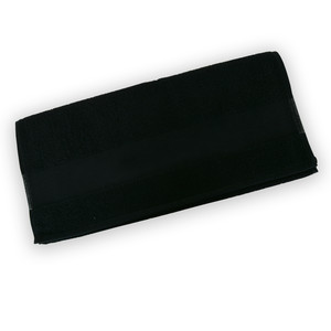 BLACK PLAIN TOWEL 1