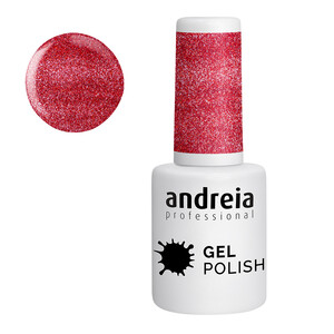 Andreia Gel Polish 261 Glitter Red