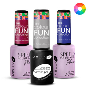 Kelly K Speed Polish Gel The Colour Fun Collection