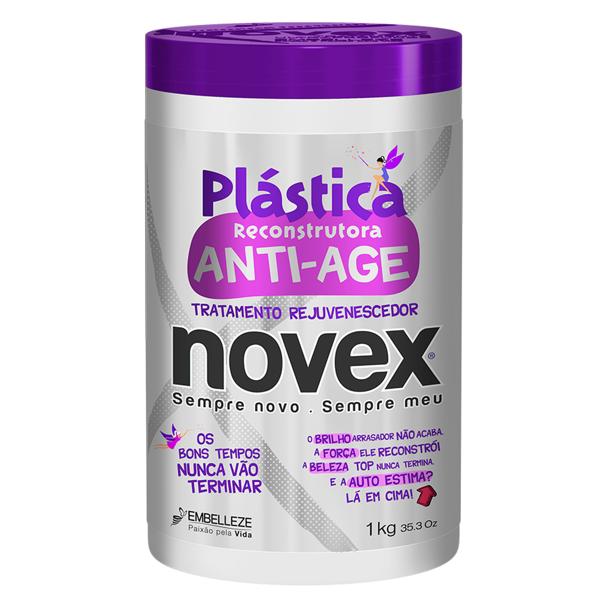 Máscara Novex Plástica Reconstrutora - 1Kg » Cabelo » Pluricosmética