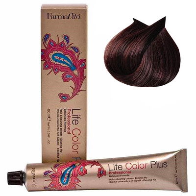 FARMAVITA COLORATION LIFE COLOR PLUS 5.62 CHÂTAIN CLAIR ROUGE VIOLET