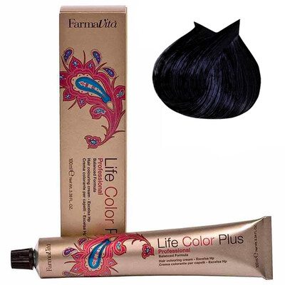 FARMAVITA COLORAÇÃO LIFE COLOR PLUS 1.10 PRETO AZULADO