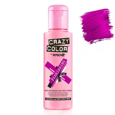 CRAZY COLOR CREME DE COLORAÇÃO SEMIPERMANENTE 42 PINKISSIMO