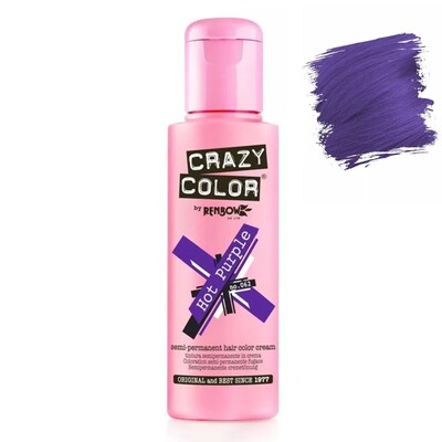 Crazy Color Crema de coloración Semipermanente 62 Hot Purple