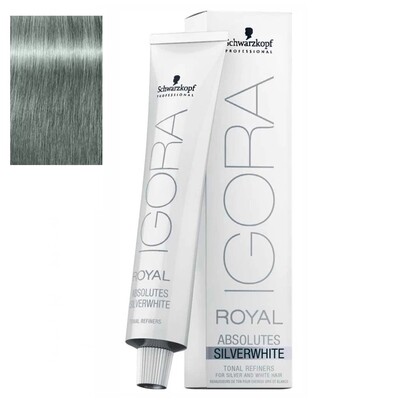 SCHWARZKOPF COLORAÇÃO IGORA ROYAL ABSOLUTES SILVERWHITE