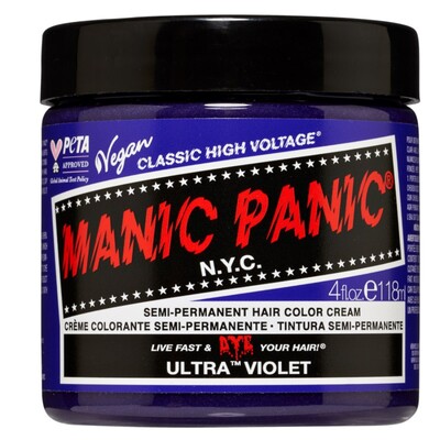 MANIC PANIC SEMI-PERMANENT HAIR COLOR CREAM ULTRA VIOLET