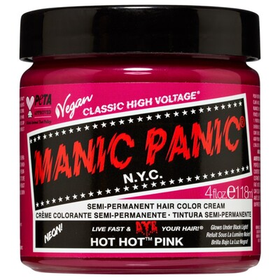 MANIC PANIC CREME DE COLORAÇÃO SEMI-PERMANENTE HOT HOT PINK