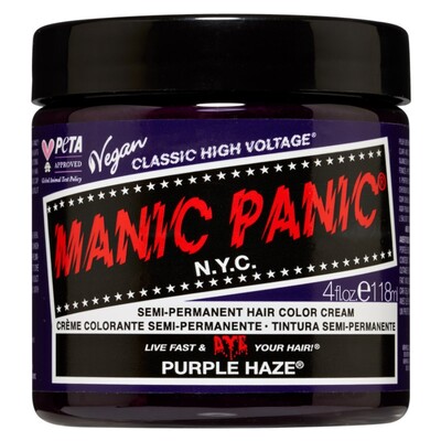 MANIC PANIC CREME DE COLORAÇÃO SEMI-PERMANENTE PURPLE HAZE