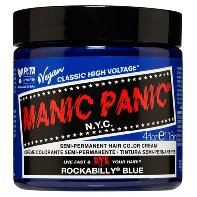 MANIC PANIC CREME DE COLORAÇÃO SEMI-PERMANENTE ROCKABILLY BLUE