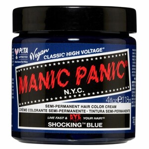 MANIC PANIC CREME DE COLORAÇÃO SEMI-PERMANENTE SHOCKING BLUE
