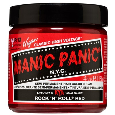 MANIC PANIC CRÈME DE COLORATION SEMI-PERMANENTE ROCK N ROLL RED