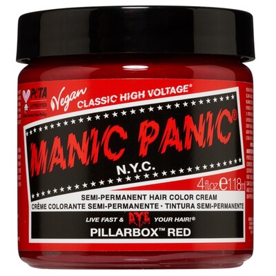 MANIC PANIC CREME DE COLORAÇÃO SEMI-PERMANENTE PILLARBOX RED
