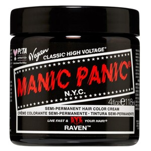 MANIC PANIC CREME DE COLORAÇÃO SEMI-PERMANENTE RAVEN