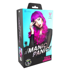 MANIC PANIC LONG LENGTH WIG WITH CURLS AND FRINGES - FUCHSIA PASSI