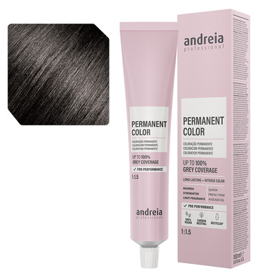 Andreia Coloración permanente 3.0 castaño oscuro natural