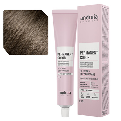 Andreia Coloración permanente 5.2 castaño claro frío