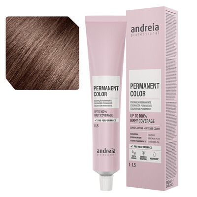 Andreia Coloración permanente 5.7 castaño claro tabaco