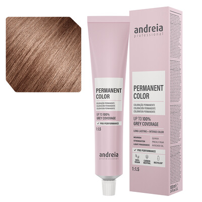 Andreia Coloración permanente 7.7 rubio medio tabaco