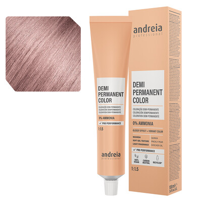 ANDREIA COLORATION DEMI-PERMANENTE 10.65M Blond Platine irisé rouge