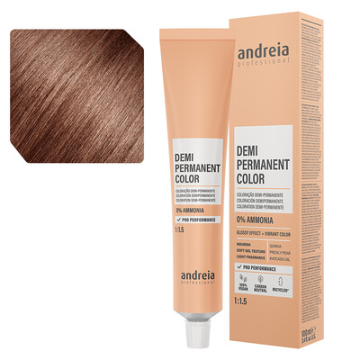 Andreia Coloración Demi Permanente 6.7 rubio oscuro tabaco