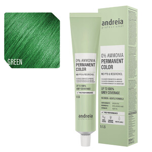Andreia Permanent Color 0% Ammonia Mix Tone Green