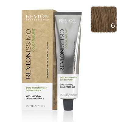 REVLON REVLONISSIMO COLOR SUBLIME PERMANENT HAIR COLOR 6 dark blonde