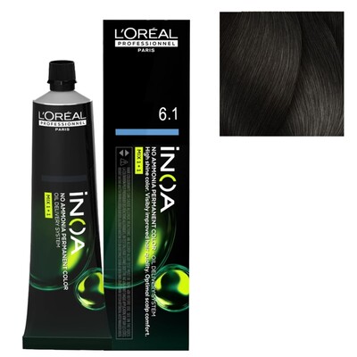 L’ORÉAL PRO INOA COLORAÇÃO PERMANENTE SEM AMONÍACO 6.1