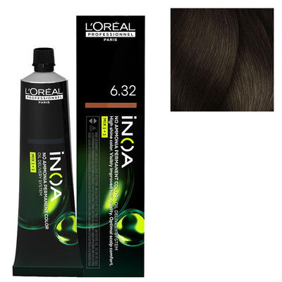 L’ORÉAL PRO INOA COLORAÇÃO PERMANENTE SEM AMONÍACO 6.32