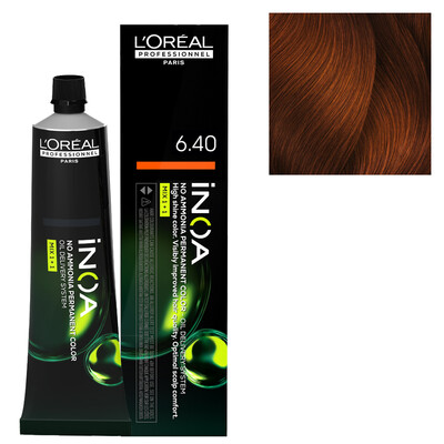 L’ORÉAL PRO INOA COLORAÇÃO PERMANENTE SEM AMONÍACO 6.40 RUBILANE