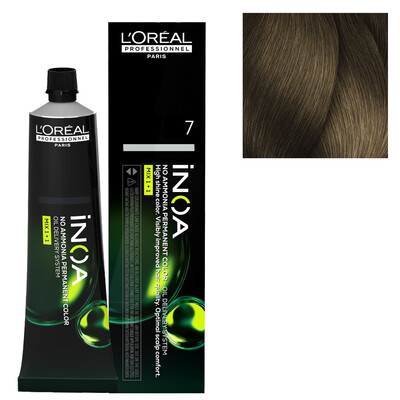 L’ORÉAL PRO INOA COLORATION PERMANENTE SANS AMMONIAQUE 7 FONDAMENTAL