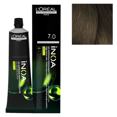L’Oréal Pro Inoa Coloración permanente sin amoníaco 7.0 Fundamental